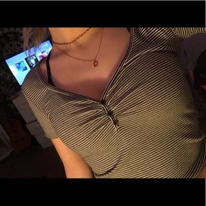 Cropped forever 21 tee